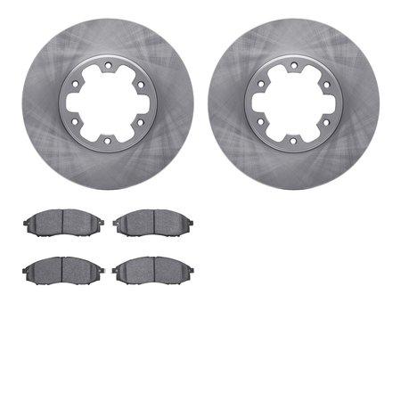 DYNAMIC FRICTION CO 6502-67442, Rotors with 5000 Advanced Brake Pads 6502-67442
